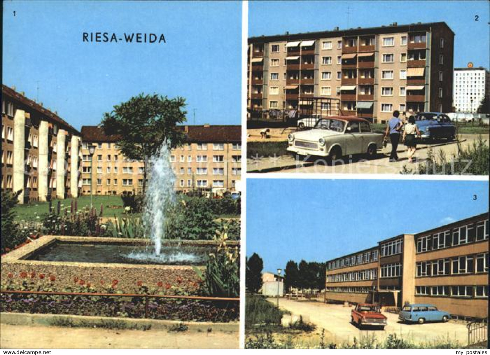 72374357 Weida Riesa Greifswalder Strasse Villerupter Strasse Oberschule  Riesa - Riesa