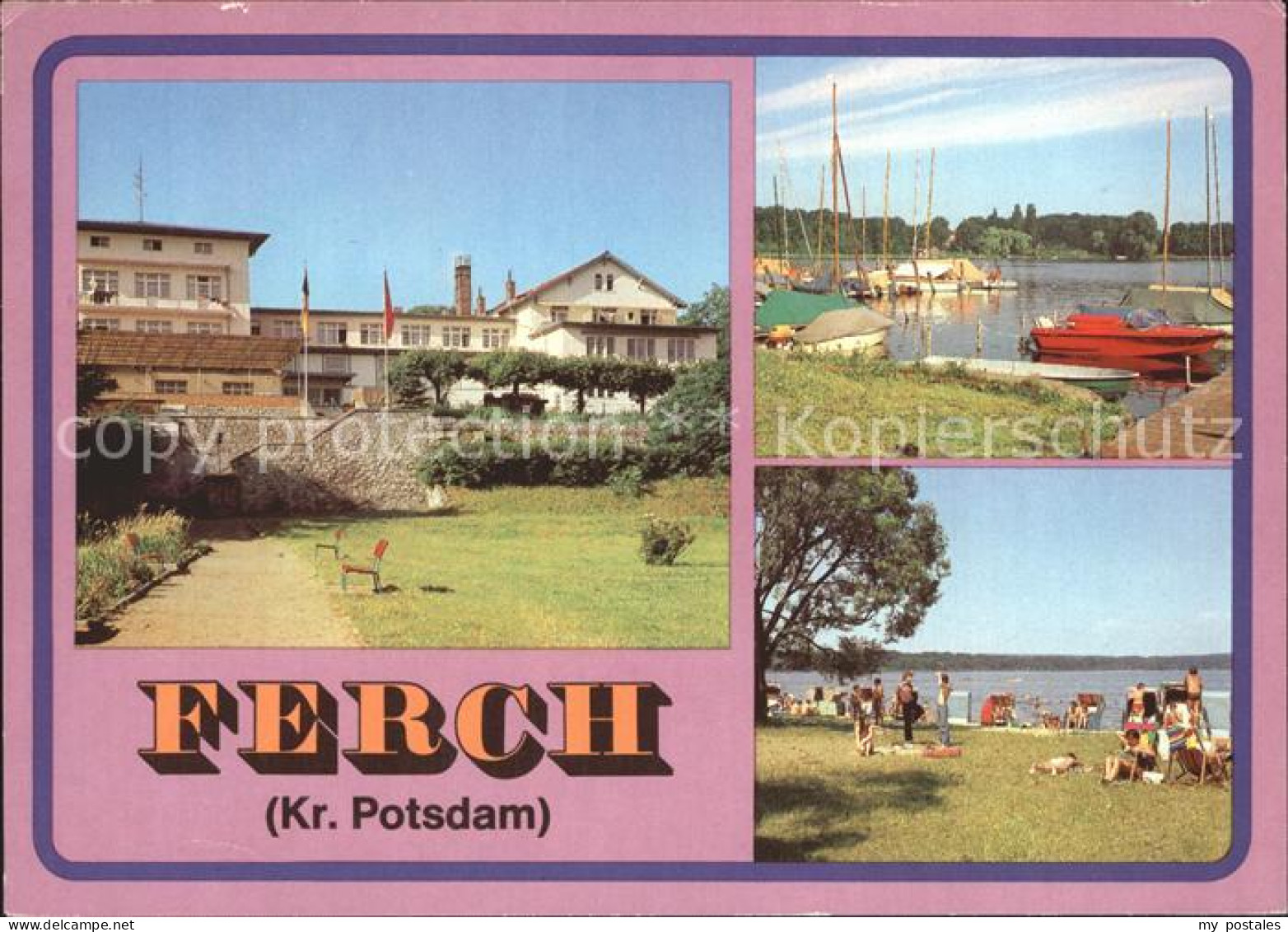 72374281 Ferch FDGB Erholungsheim Pierre Semard Seglerhafen Badestrand Ferch - Ferch