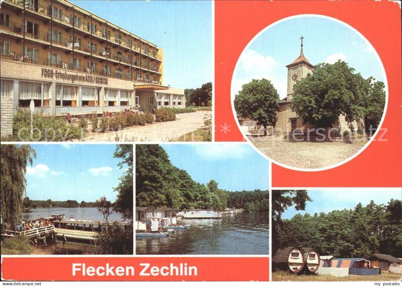 72374275 Flecken Zechlin FDGB Erholungsheim Adolf Giesecke Kirche Schwarzer See  - Zechlinerhütte