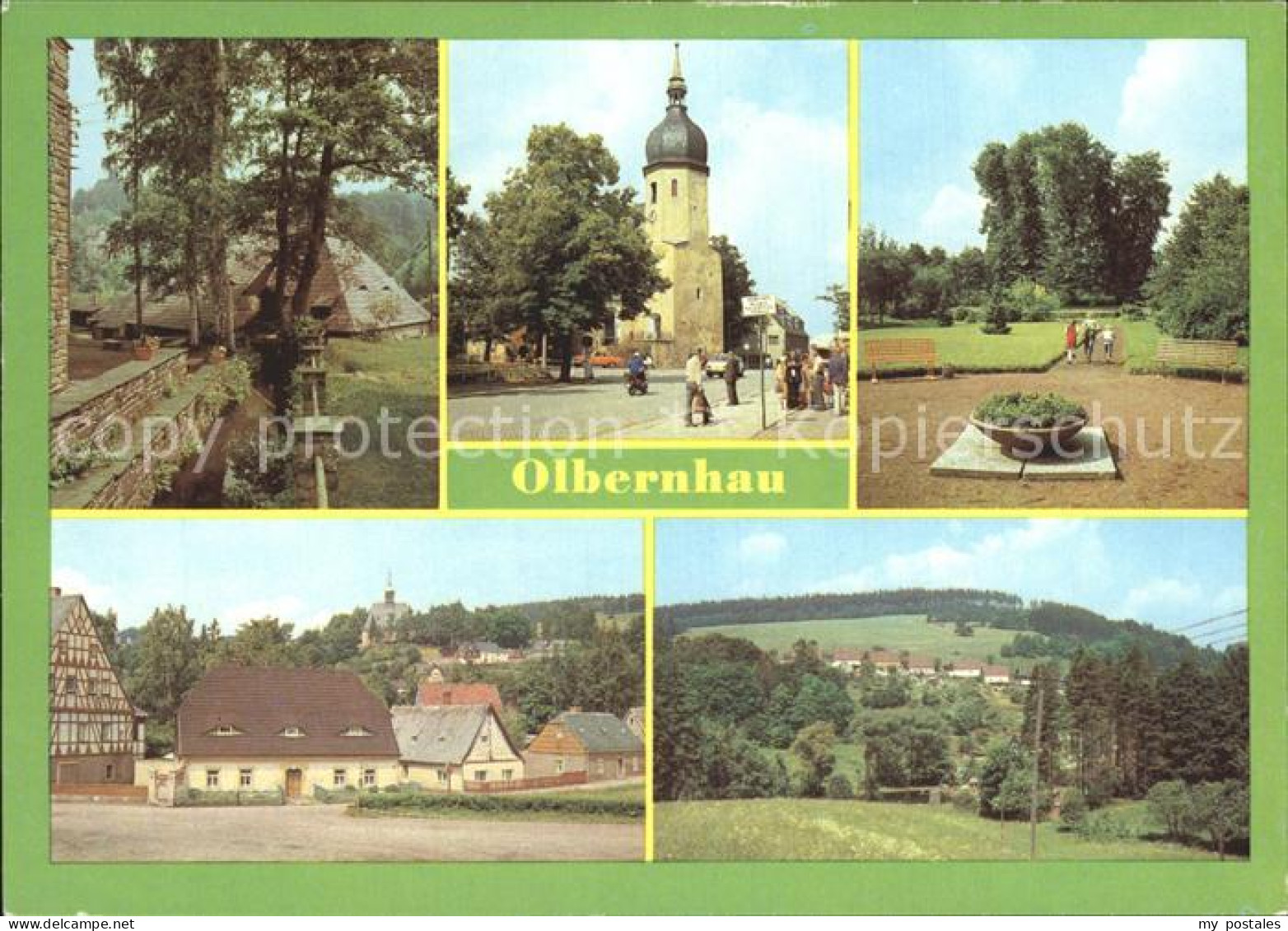 72373586 Olbernhau Erzgebirge Althammer Denkmal Saigerhuette Gruenthal Kirche  O - Olbernhau