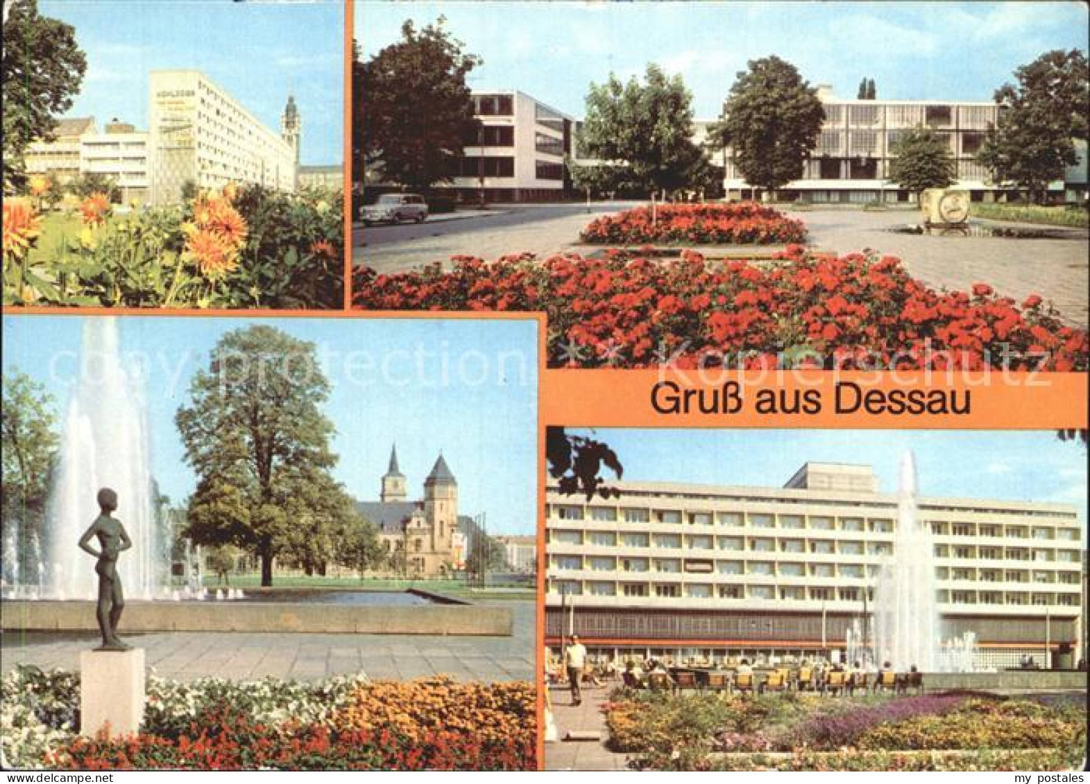 72373562 Dessau-Rosslau Scheibe Nord Hotel Stadt Dessau Bauhaus Post Dessau-Ross - Dessau