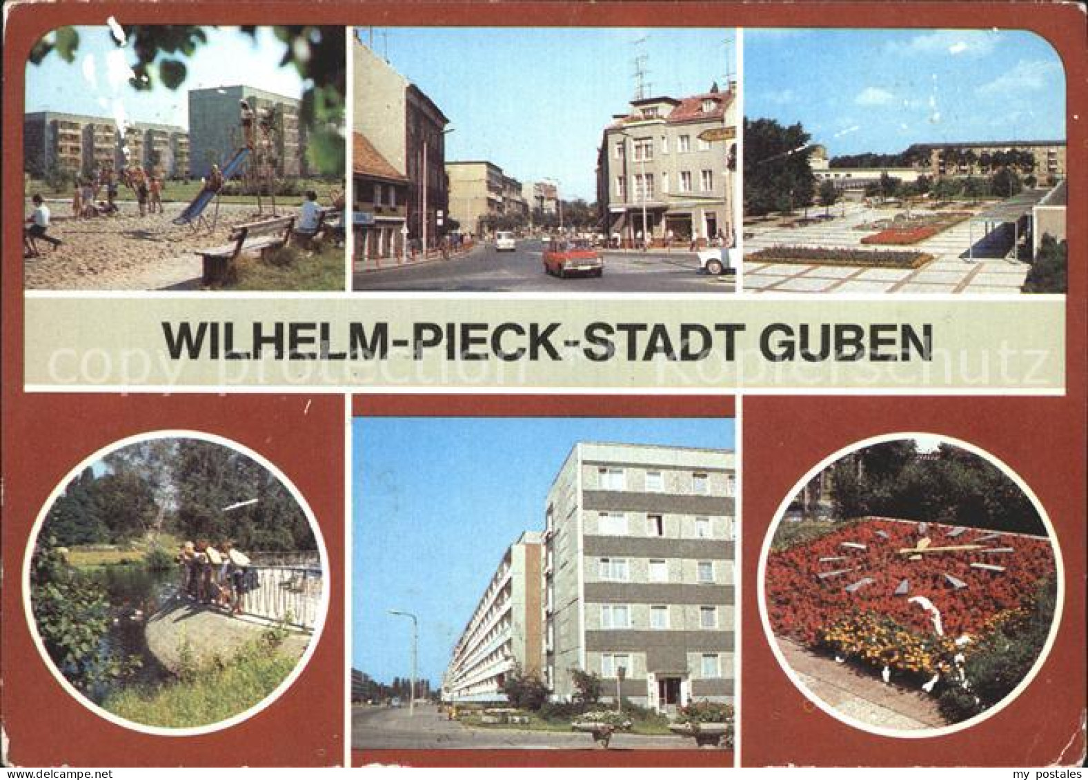 72373492 Guben Wilhelm Pieck Stadt Stadtpark Leninallee Blumenuhr Guben - Guben