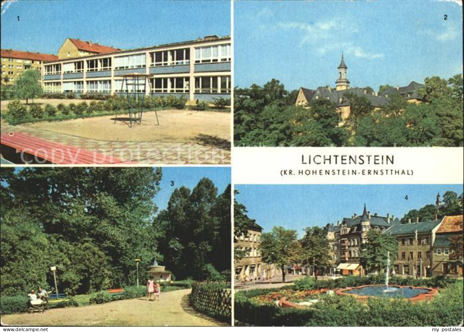 72373459 Lichtenstein Hohenstein-Ernstthal Schloss Parkschloesschen Karl Marx Pl - Hohenstein-Ernstthal