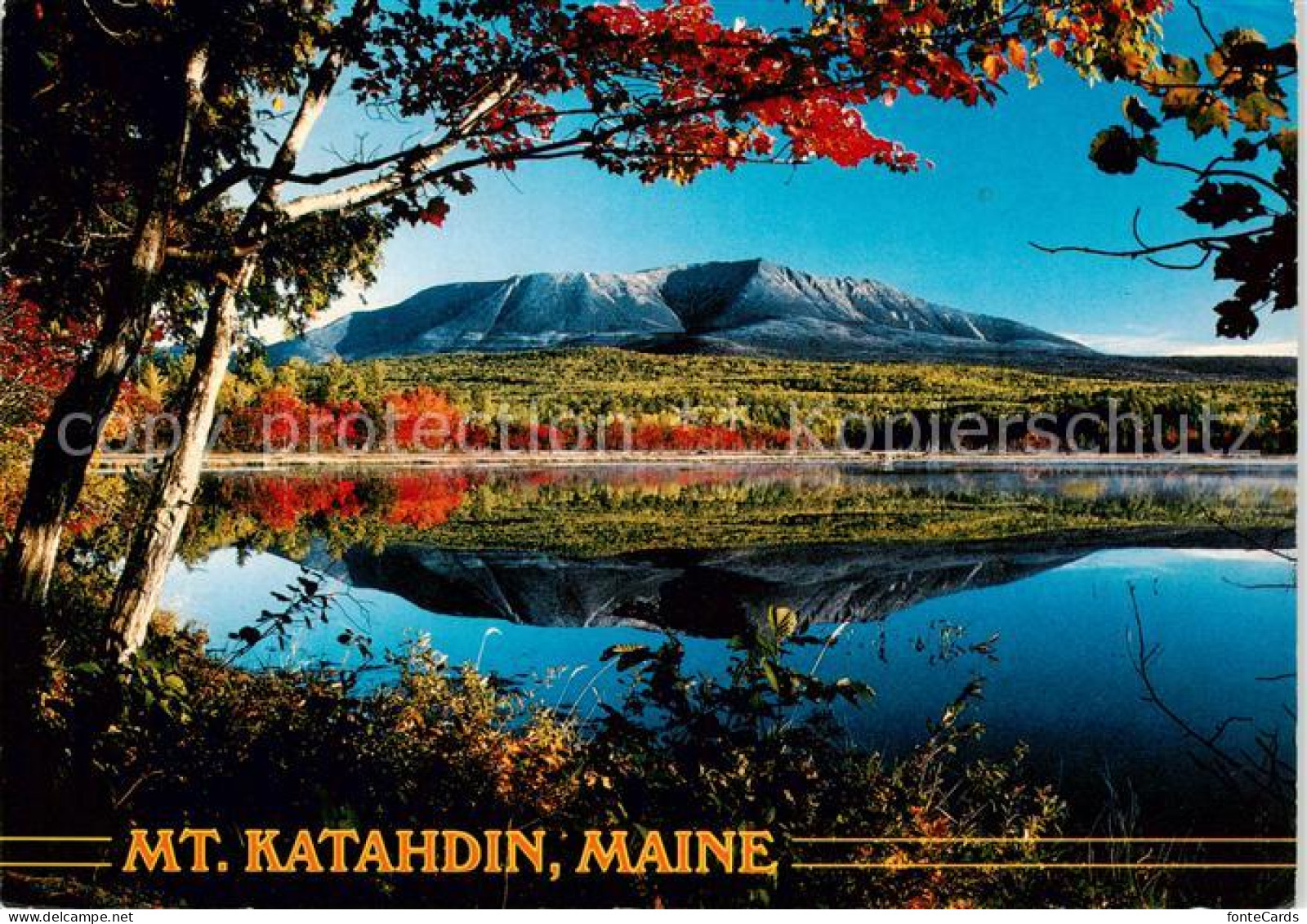 73860854 Maine_US-State Mt Katahdin - Autres & Non Classés