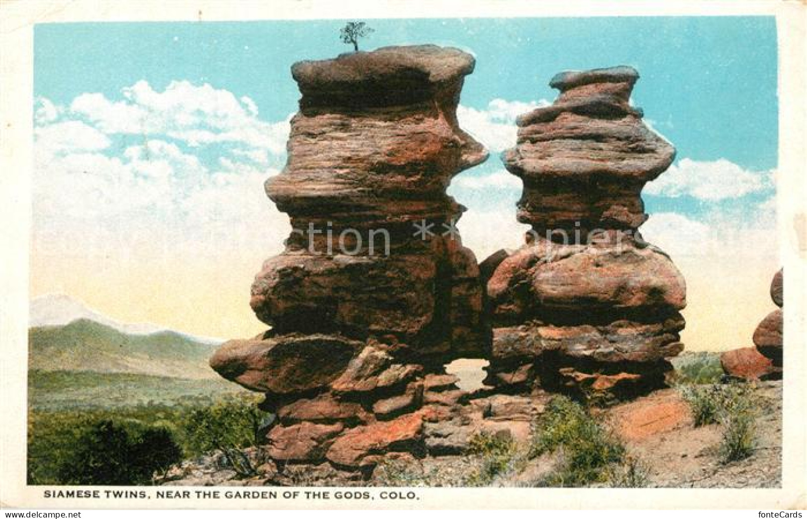 43193525 Colorado_US-State Siamese Twins Near The Garden Of The Gods - Andere & Zonder Classificatie