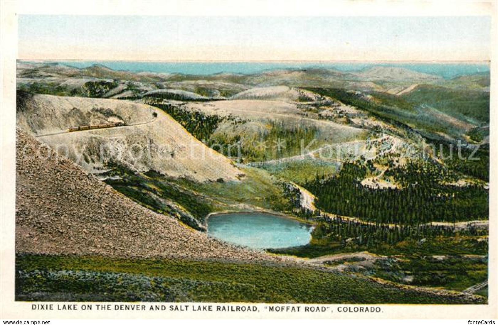 43193516 Colorado_US-State Dixie Lake On The Denver And Salt Lake Railroad - Andere & Zonder Classificatie