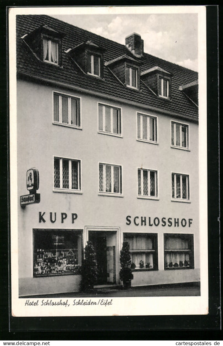 AK Schleiden /Eifel, Hotel Schlosshof  - Schleiden