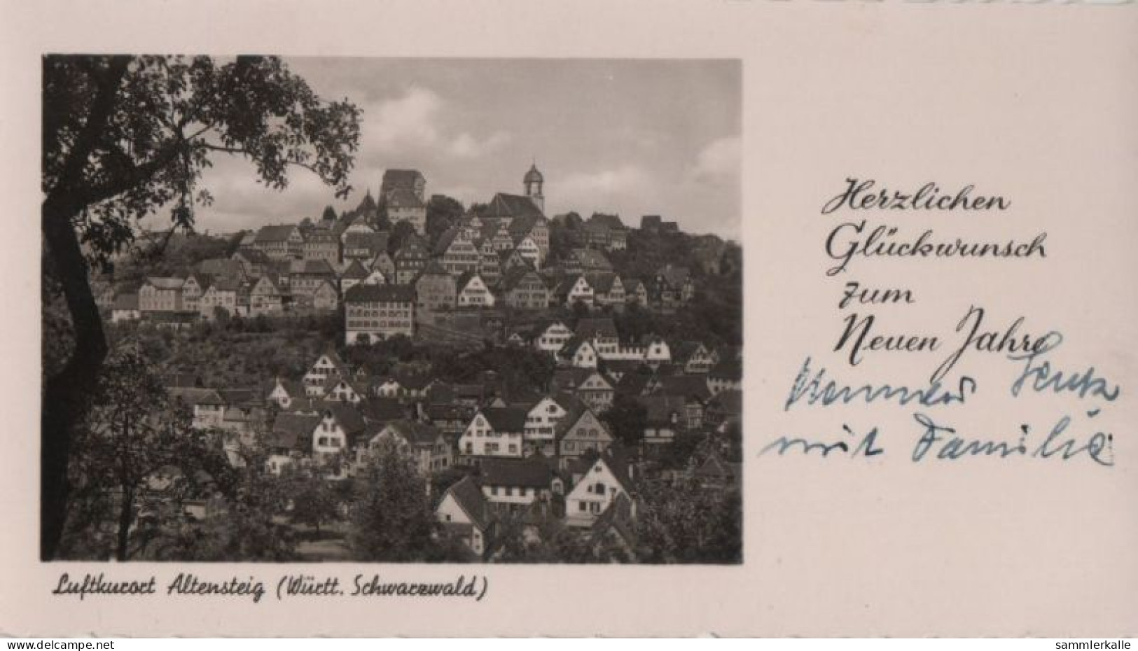 68506 - Altensteig - Keine Karte, Sondern Schmaler Gruss - Ca. 1960 - Altensteig