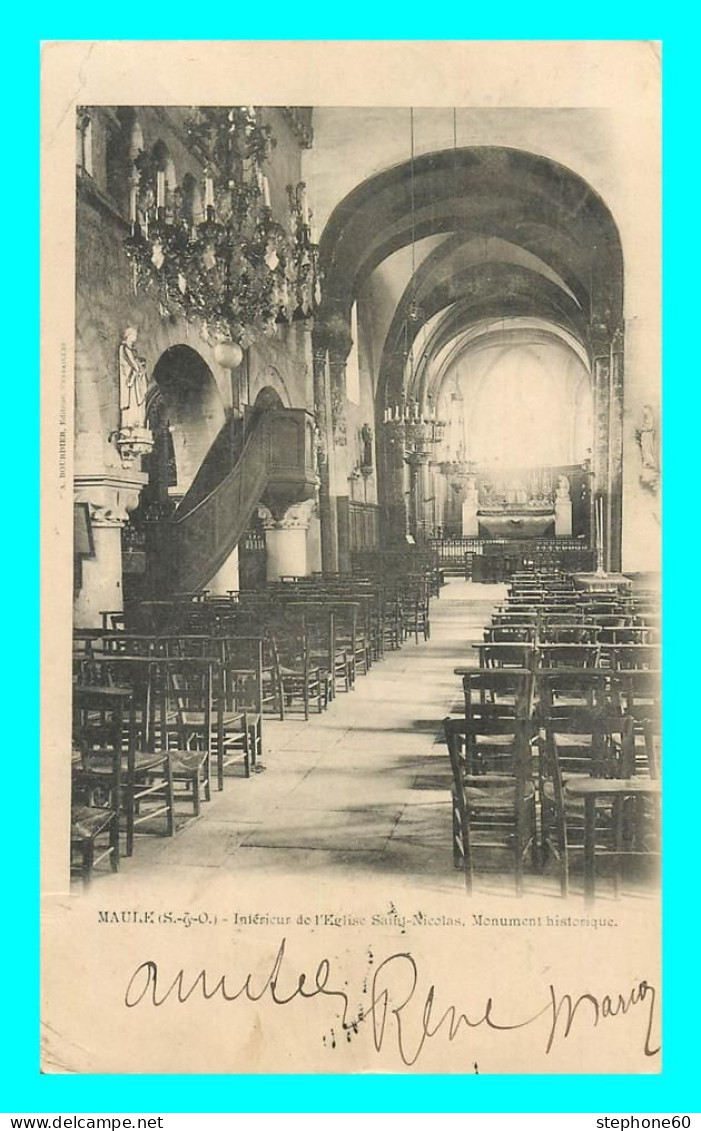 A880 / 511 78 - MAULE Intérieur De L'Eglise Saint Nicolas - Maule