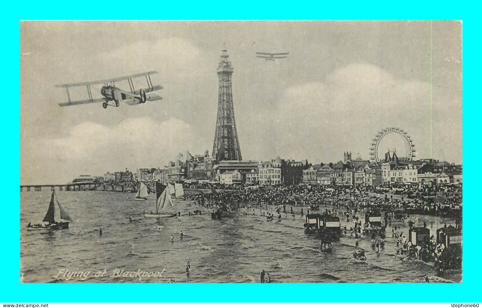 A909 / 335  Flying At Blackpool ( Avion ) - Blackpool