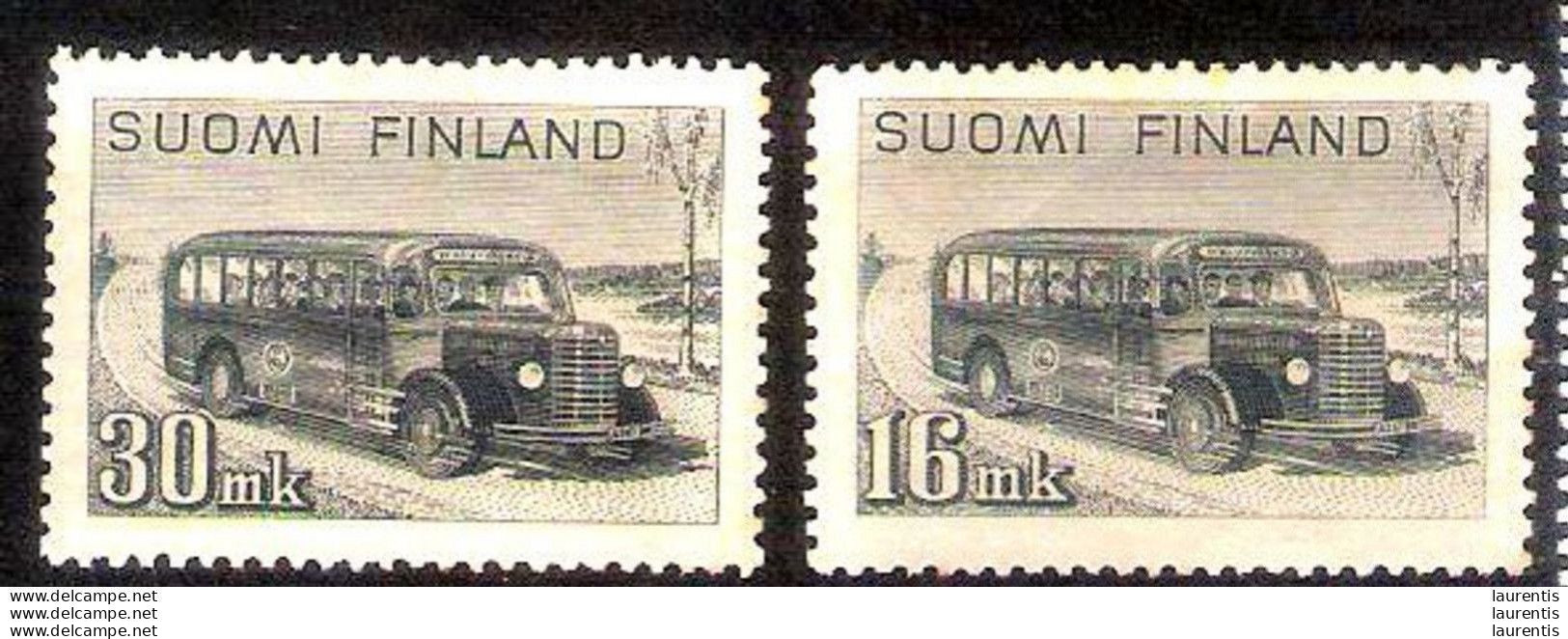3174  Buses - Finland Yv 315-16 - Hinged - Lightly Toned Gum - 1,15 .(5) - Bus