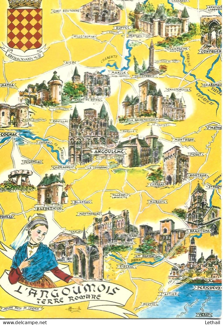 Ref ( 19147  )  Angoumois - Carte Geografiche
