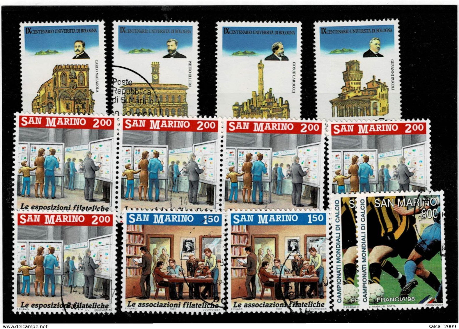 SAN MARINO ,serie Completa Usata +9 Spezzature ,qualita Ottima - Used Stamps
