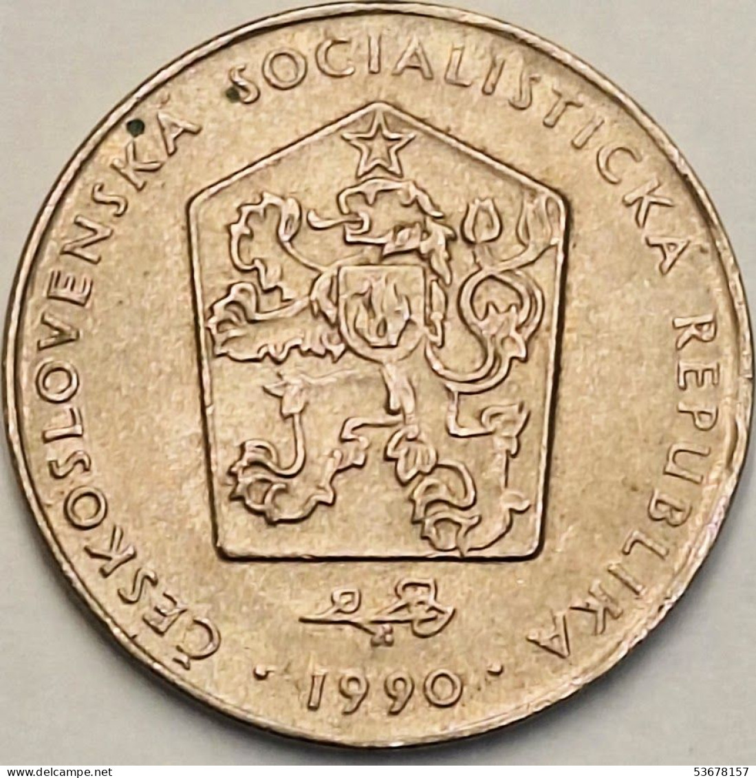 Czechoslovakia - 2 Koruny 1990, KM# 75 (#3709) - Czechoslovakia