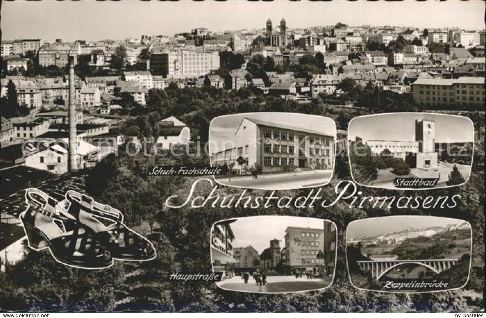 72373342 Pirmasens Stadtbad Schuh-Fachschule Hauptstrasse Pirmasens - Pirmasens