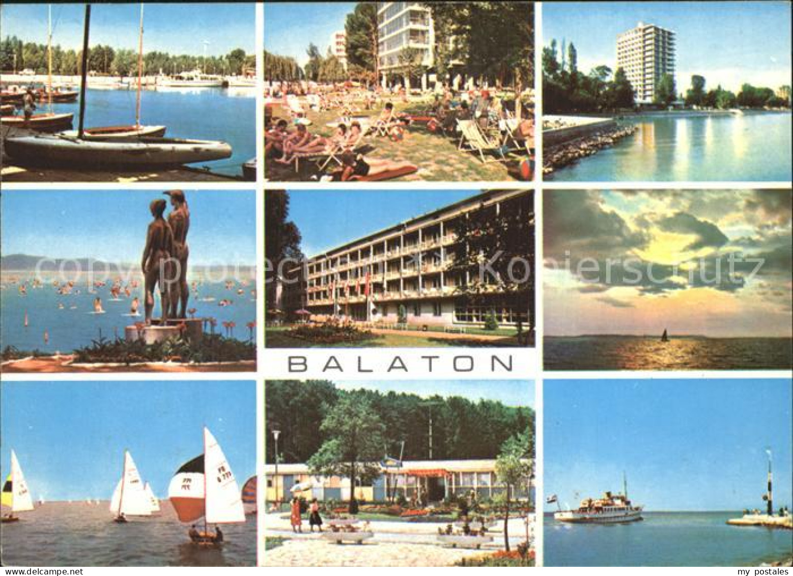 72373303 Balaton Plattensee Segelboot Schiff Hafen  Budapest - Ungarn