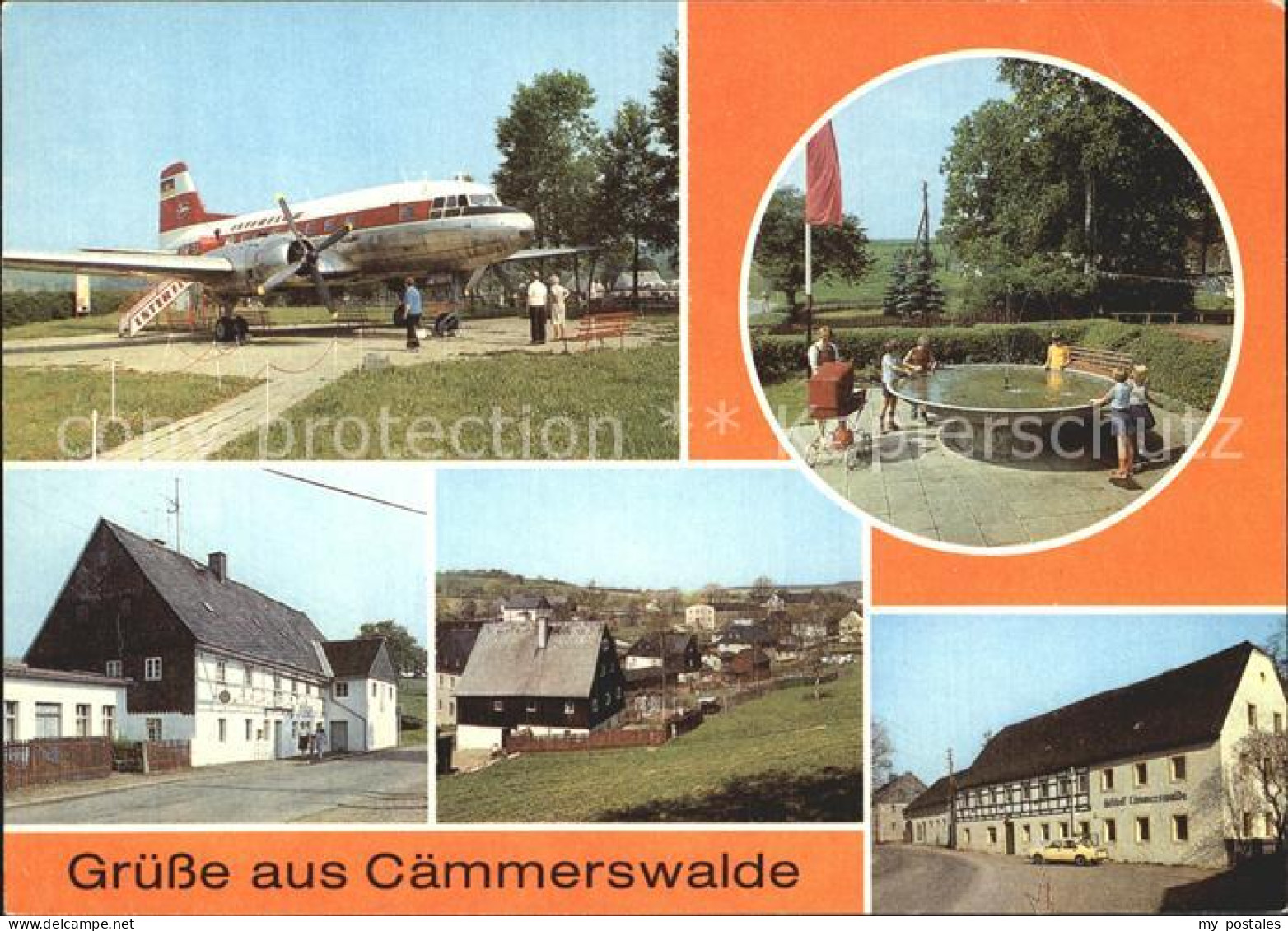 72373198 Caemmerswalde Schauflugzeug IL-14 Parkanlage Gaststaette  Neuhausen Erz - Neuhausen (Erzgeb.)
