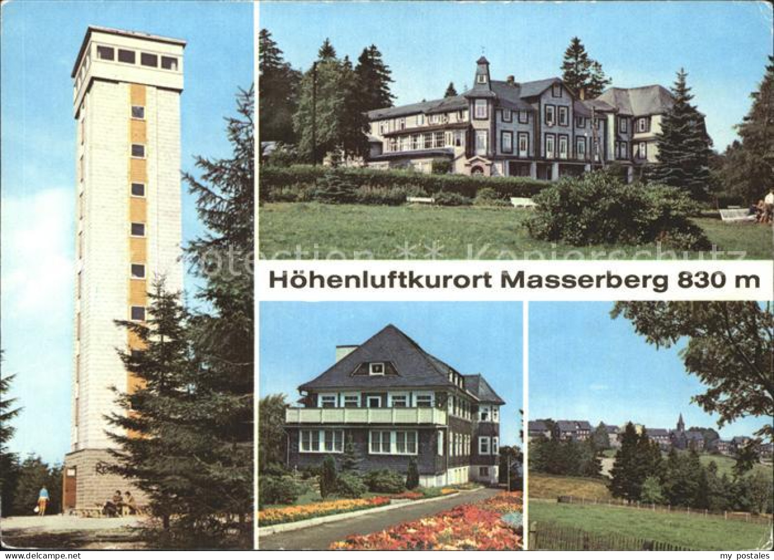 72373162 Masserberg Rennsteigwarte Hotel Kurhaus Augenheilstaette Hoehenluftkuro - Masserberg