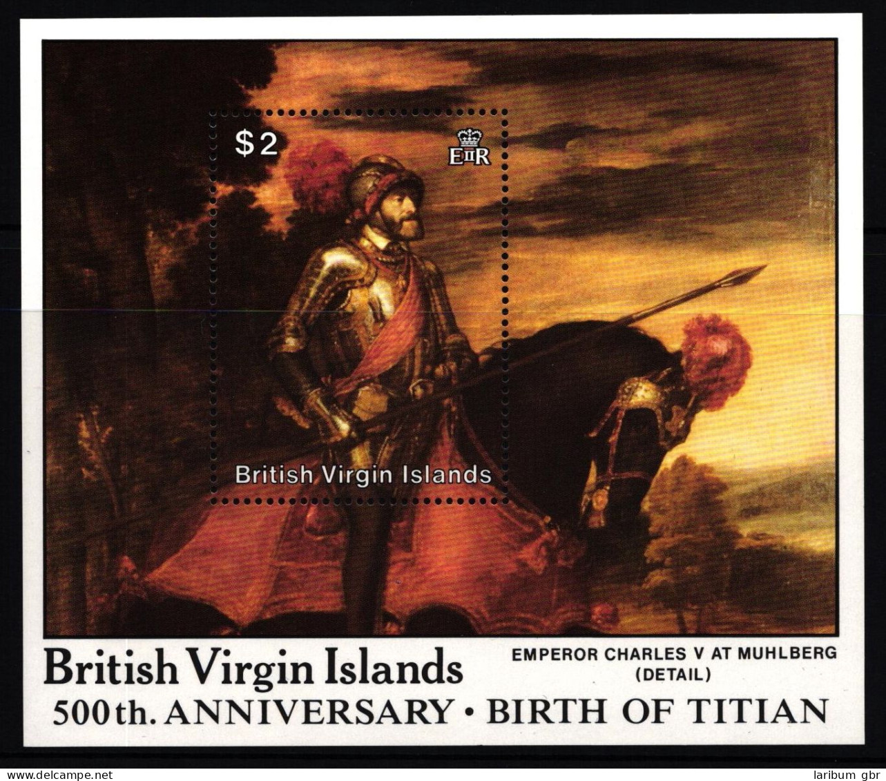 Jungferninseln Block 46 Postfrisch Pferde #II734 - British Virgin Islands