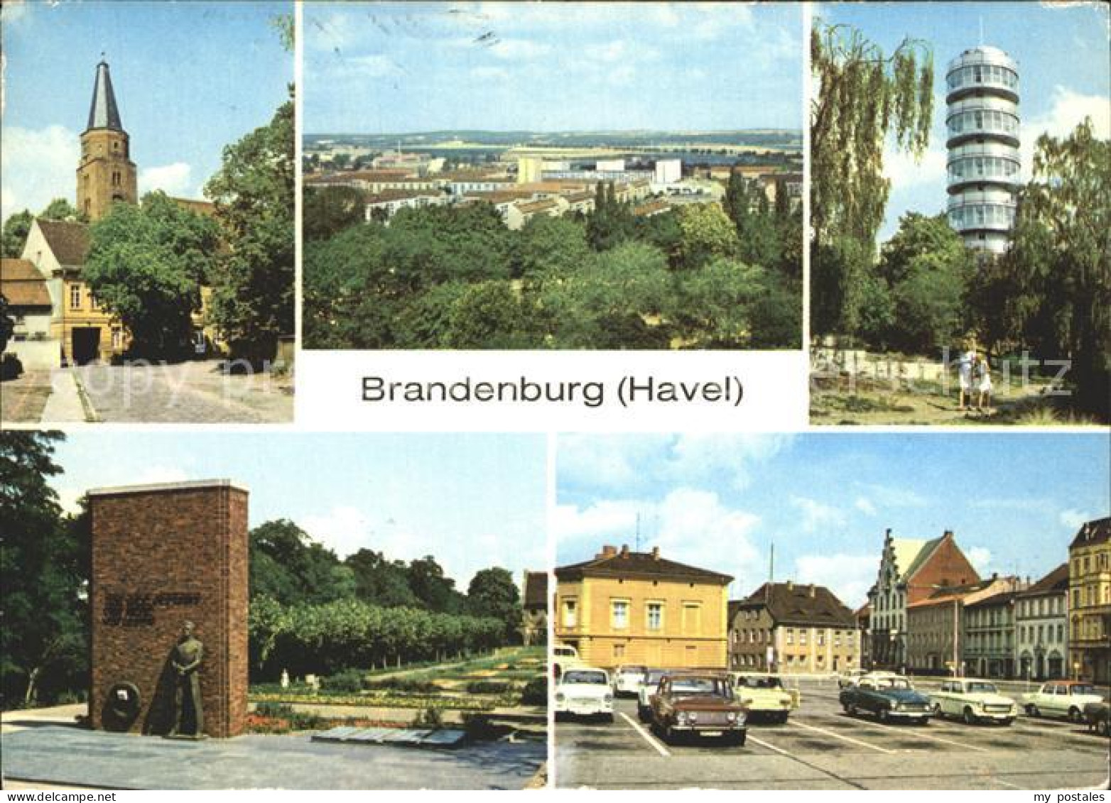 72372922 Brandenburg Havel Dom St Peter Und Paul Teilansicht Friedenswarte Mahnm - Brandenburg