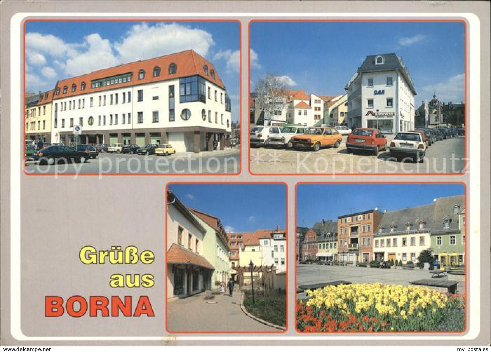 72372920 Borna Brauhausgasse Muehlgasse Passage Reichsstrasse Markt Borna - Borna