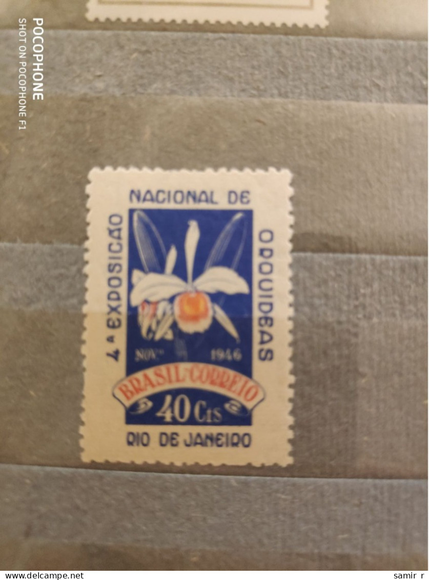 1946 Brasil Flowers (F82) - Unused Stamps