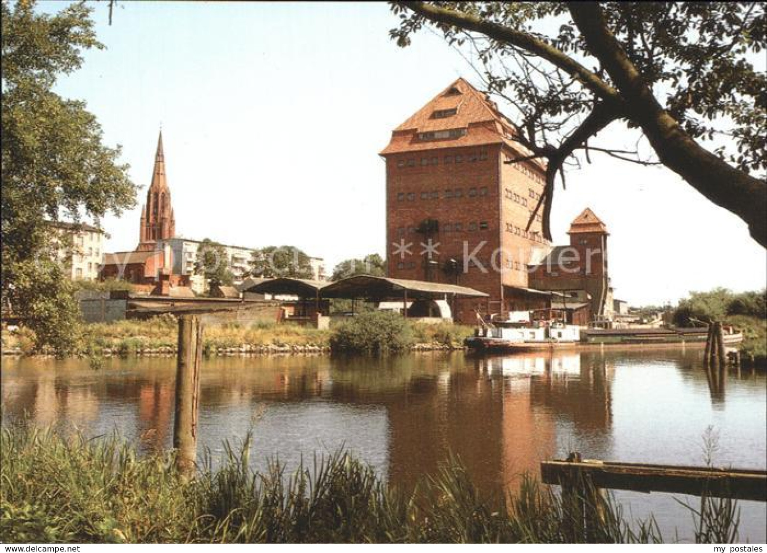 72372752 Demmin Mecklenburg Vorpommern Hafen Bartholomaeuskirche Demmin - Demmin