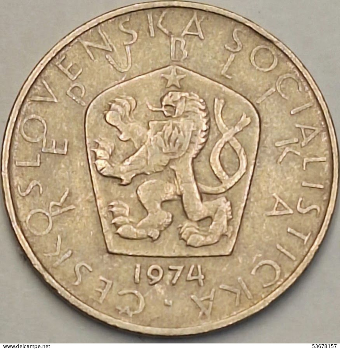 Czechoslovakia - 5 Korun 1974, KM# 60 (#3710) - Czechoslovakia