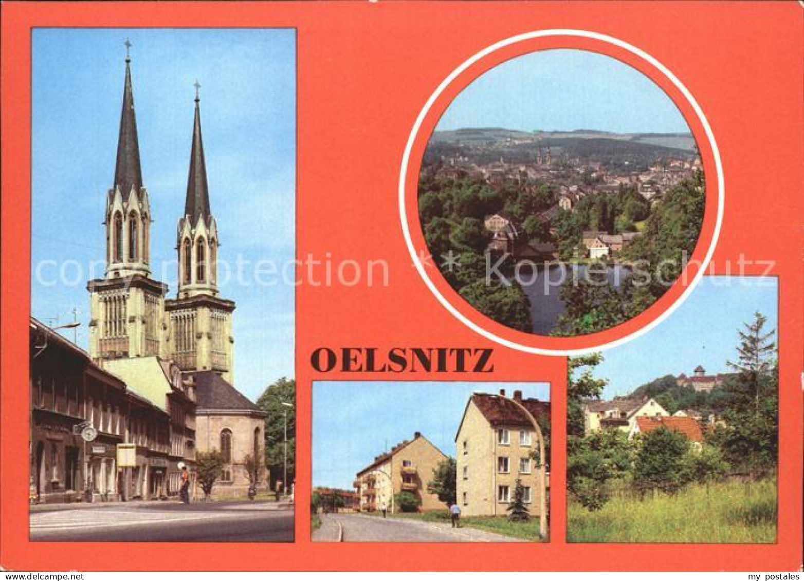 72372269 Oelsnitz Vogtland Adorfer Strasse Kirche Strasse Des Friedens Schloss V - Oelsnitz I. Vogtl.