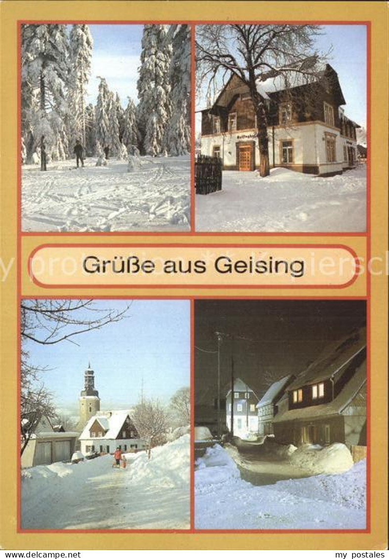 72372118 Geising Erzgebirge Winterlandschaft HO Hotel Geisinghof Teilansicht Win - Geising