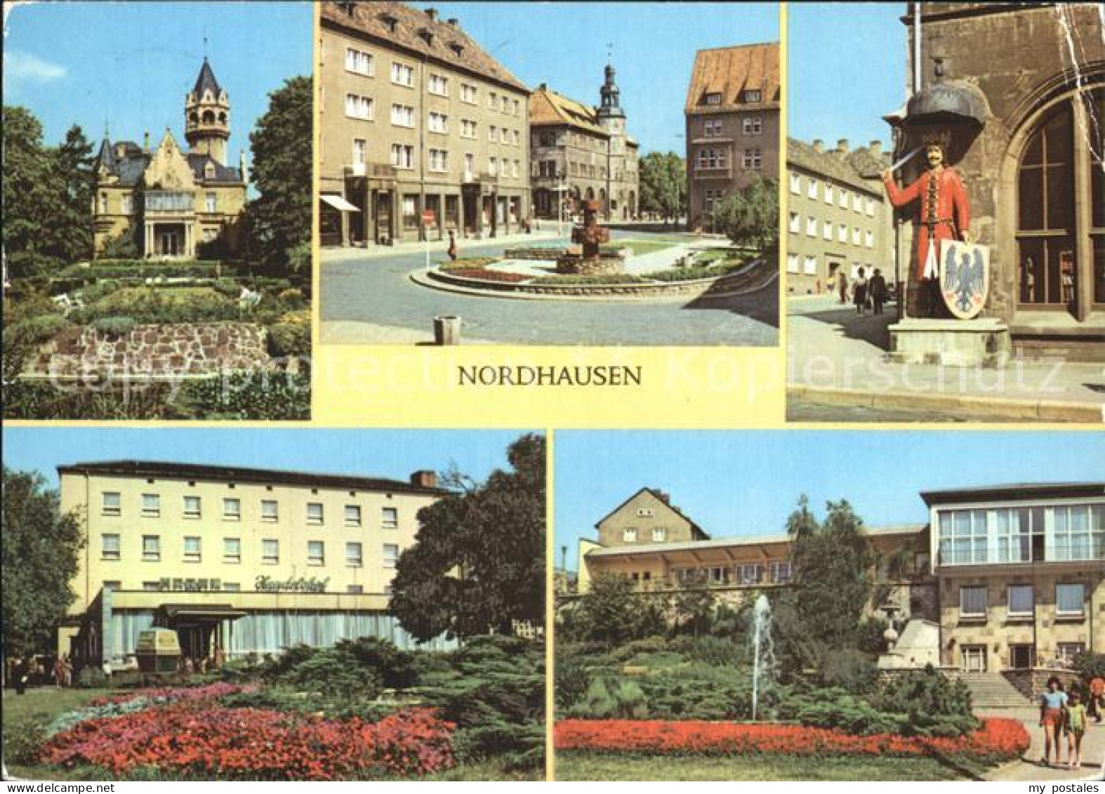 72371459 Nordhausen Thueringen Meyenburgmuseu Lutherplatz Roland Hotel Handelsho - Nordhausen