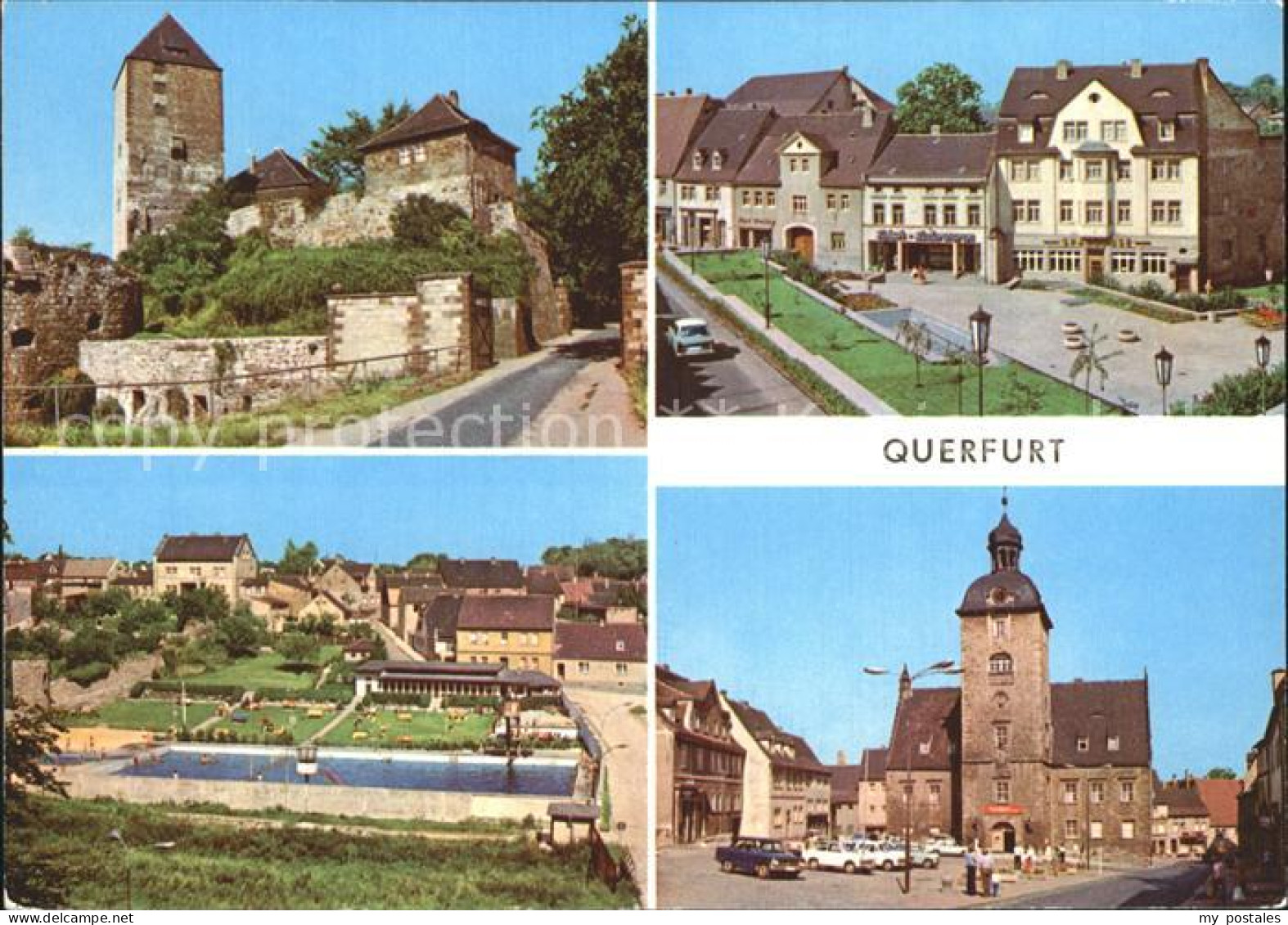 72371451 Querfurt Suedeingang Zur Burg Am Dreieck Bad Rathaus Querfurt - Querfurt