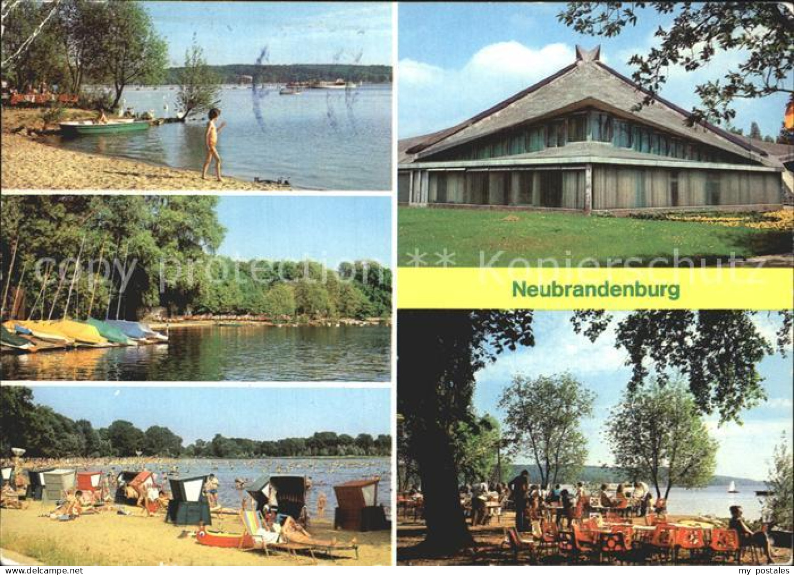 72371447 Neubrandenburg Tollensesee Bootshafen Freibad Stadthalle Im Kurpark Gas - Neubrandenburg