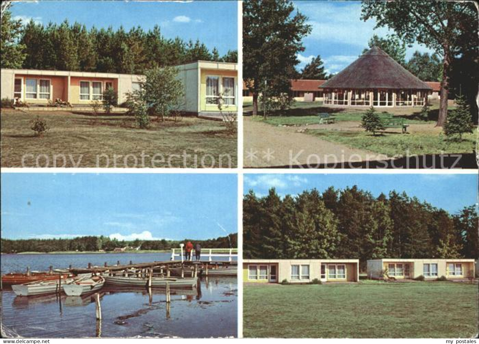 72371408 Ahrensdorf Templin Erholungsheim VEB Leuna Werke Walter Ulbricht Bootss - Templin