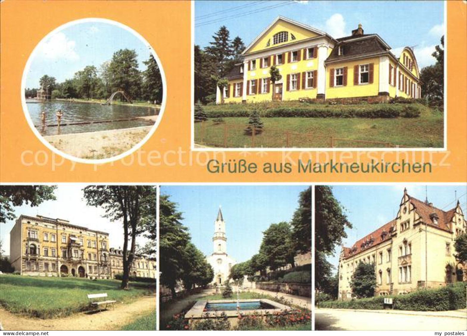 72371402 Markneukirchen Rudolf Thiele Bad Kinderkrippe Lutherplatz Kirche Musiks - Markneukirchen