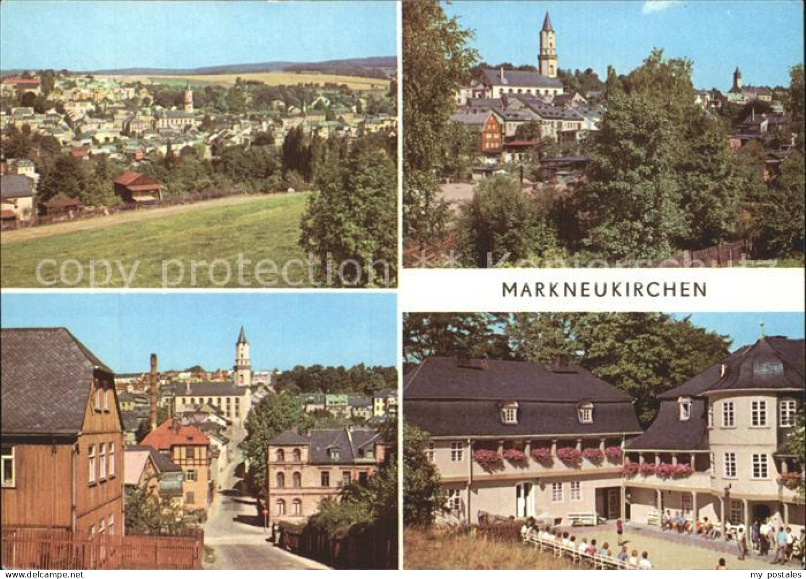 72371401 Markneukirchen Ortsansicht Mit Kirche Musikinstrumenten Museum 18. Jhdt - Markneukirchen