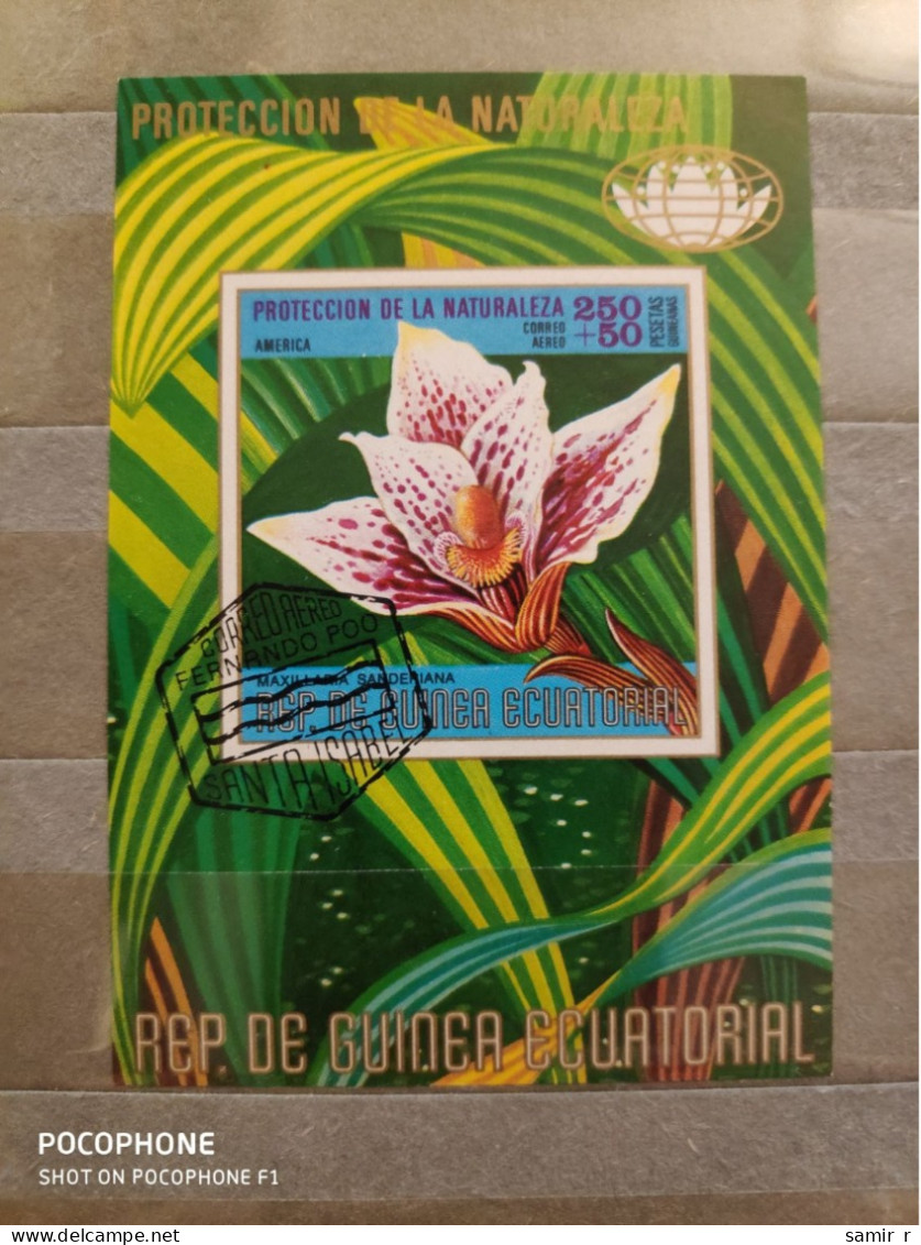 Guinea Flowers Orhids (F82) - Guinea (1958-...)