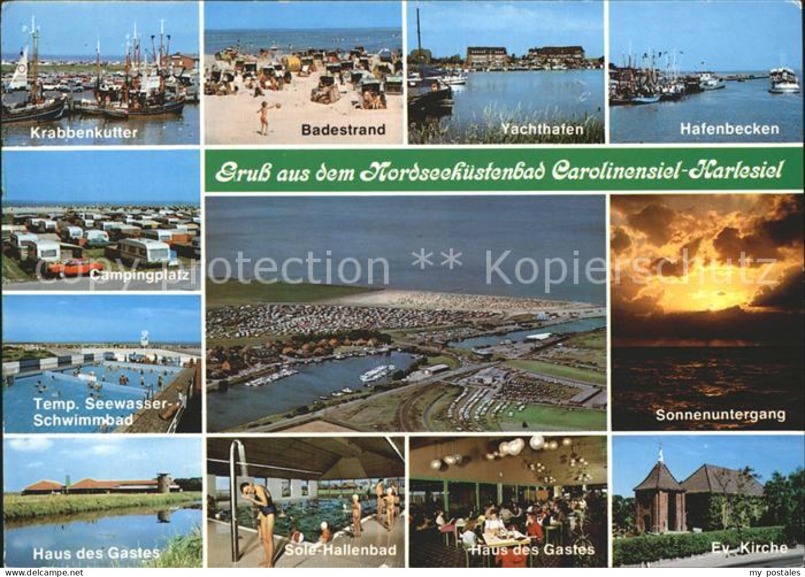 72370998 Carolinensiel Ostfriesland Haus Des Gastes Camping Kirche Strand Wittmu - Wittmund