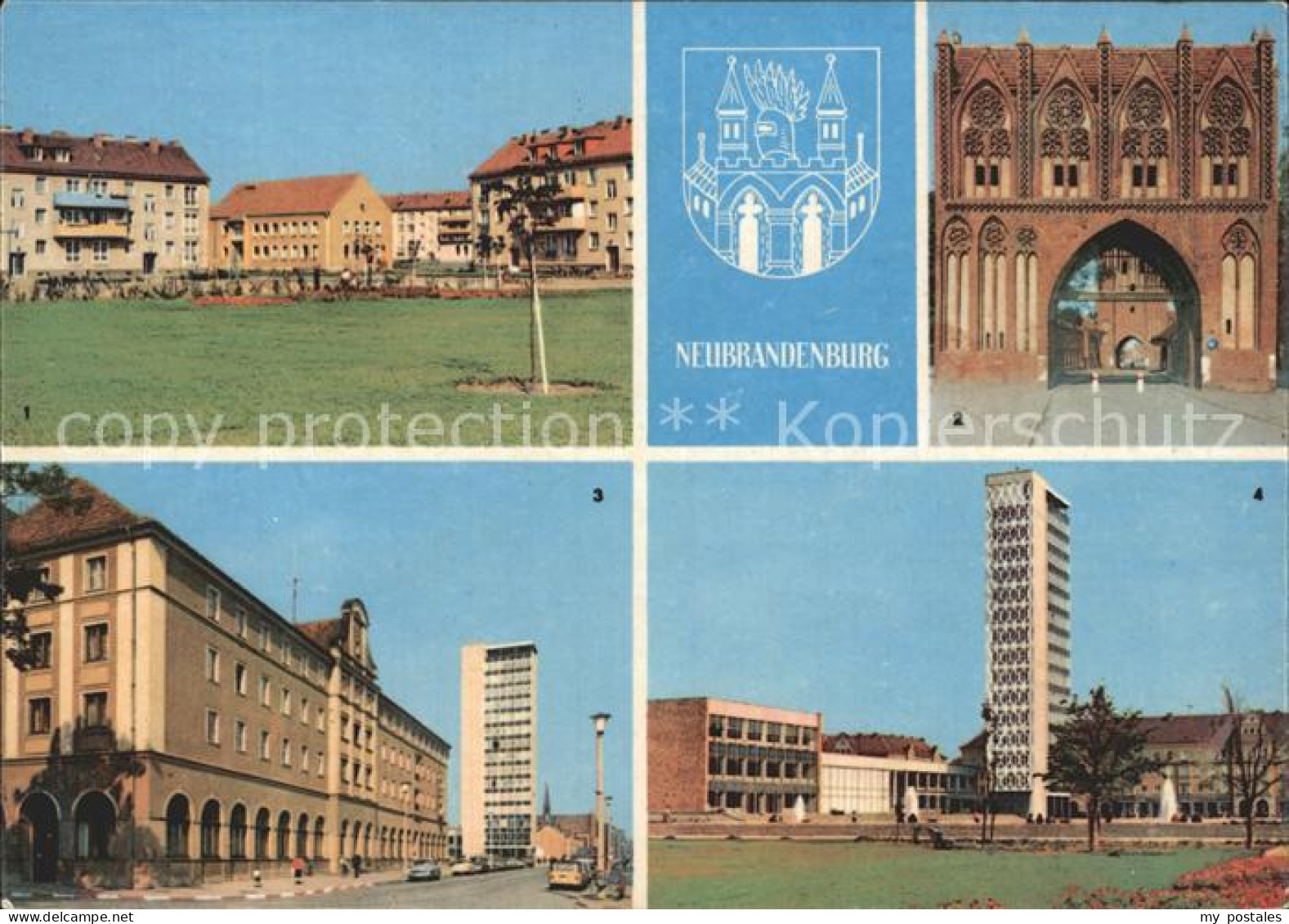 72370878 Neubrandenburg Hotel Zu Den Vier Toren Haus Der Kultur Und Bildung Neub - Neubrandenburg