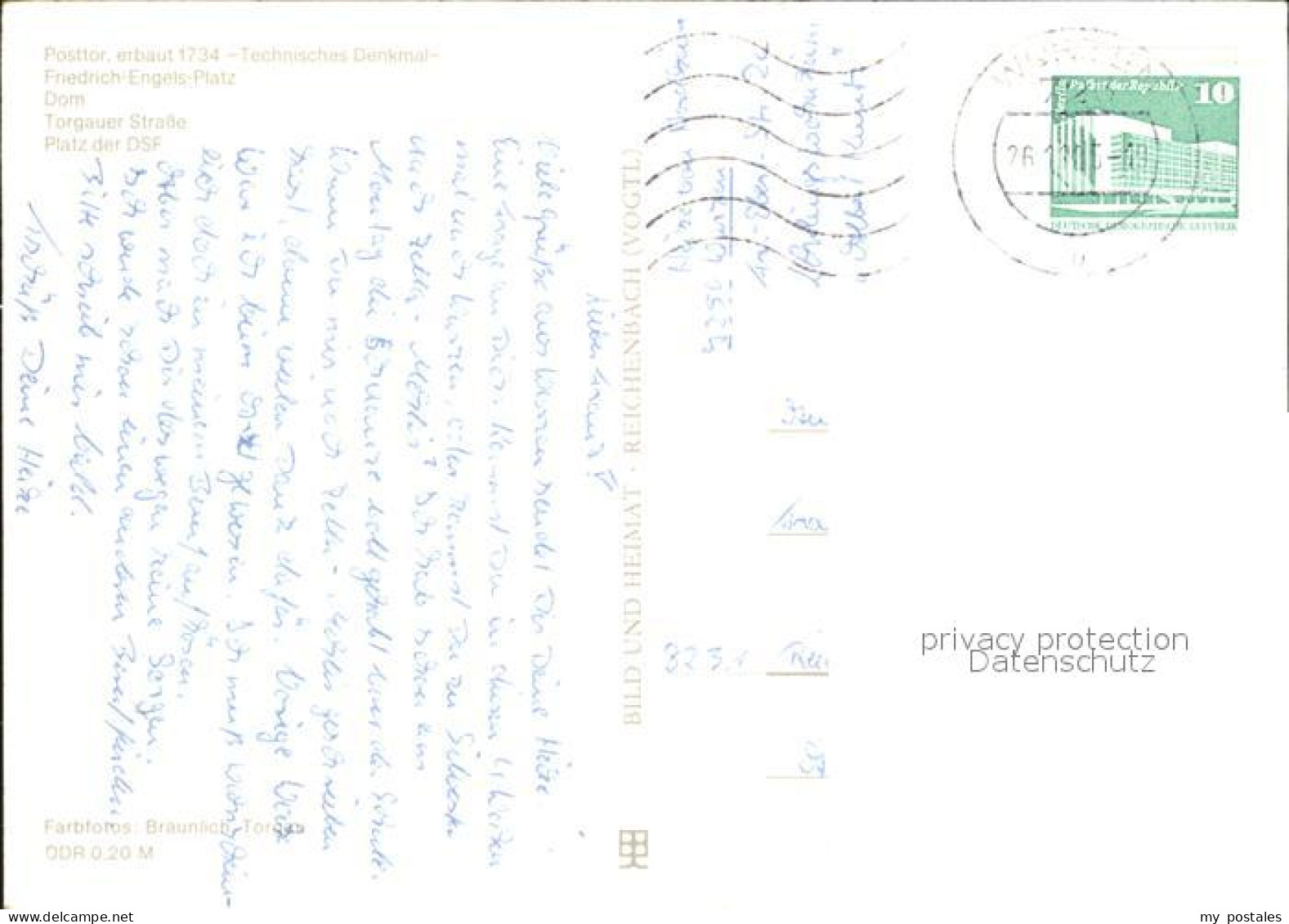 72370738 Wurzen Sachsen Posttor 18. Jhdt. Technisches Denkmal Friedrich Engels P - Wurzen