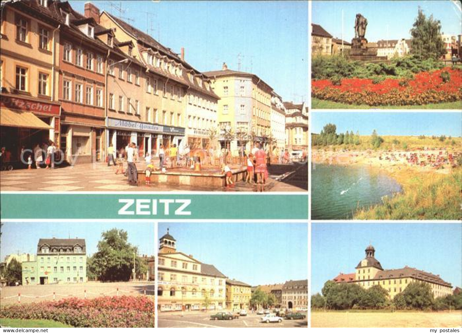 72370727 Zeitz Leninstrasse Platz Der Jungen Pioniere Friedensplatz OdF Denkmal  - Zeitz