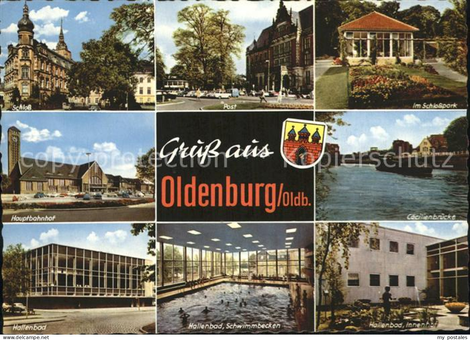 72370670 Oldenburg Niedersachsen Schloss Post Schlosspark Hauptbahnhof Cecilienb - Oldenburg