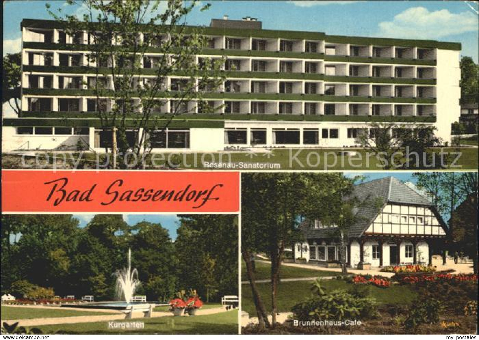 72370142 Bad Sassendorf Rosenau-Sanatorium Brunnenhaus-Cafe  Bad Sassendorf - Bad Sassendorf