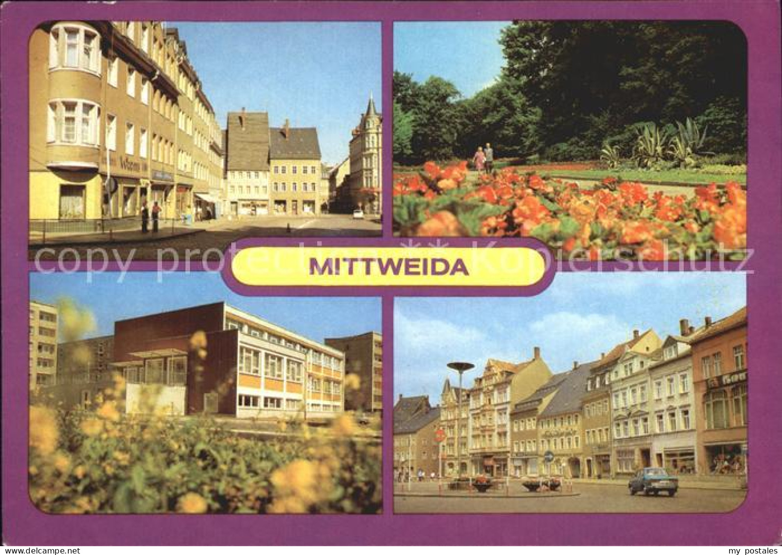 72370034 Mittweida Markt Am Schwanenteich Poliklinik Mittweida - Mittweida