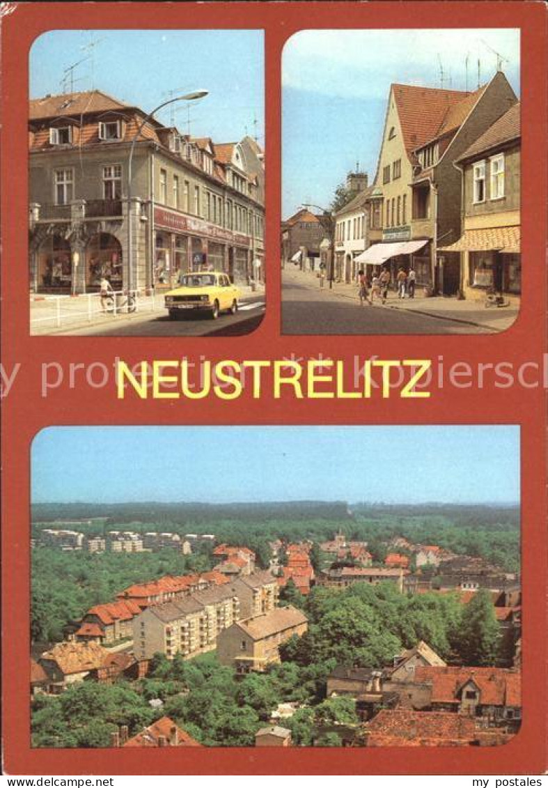 72369985 Neustrelitz Wilhelm Piek Strasse Strelitzer Strasse Teilansicht Neustre - Neustrelitz