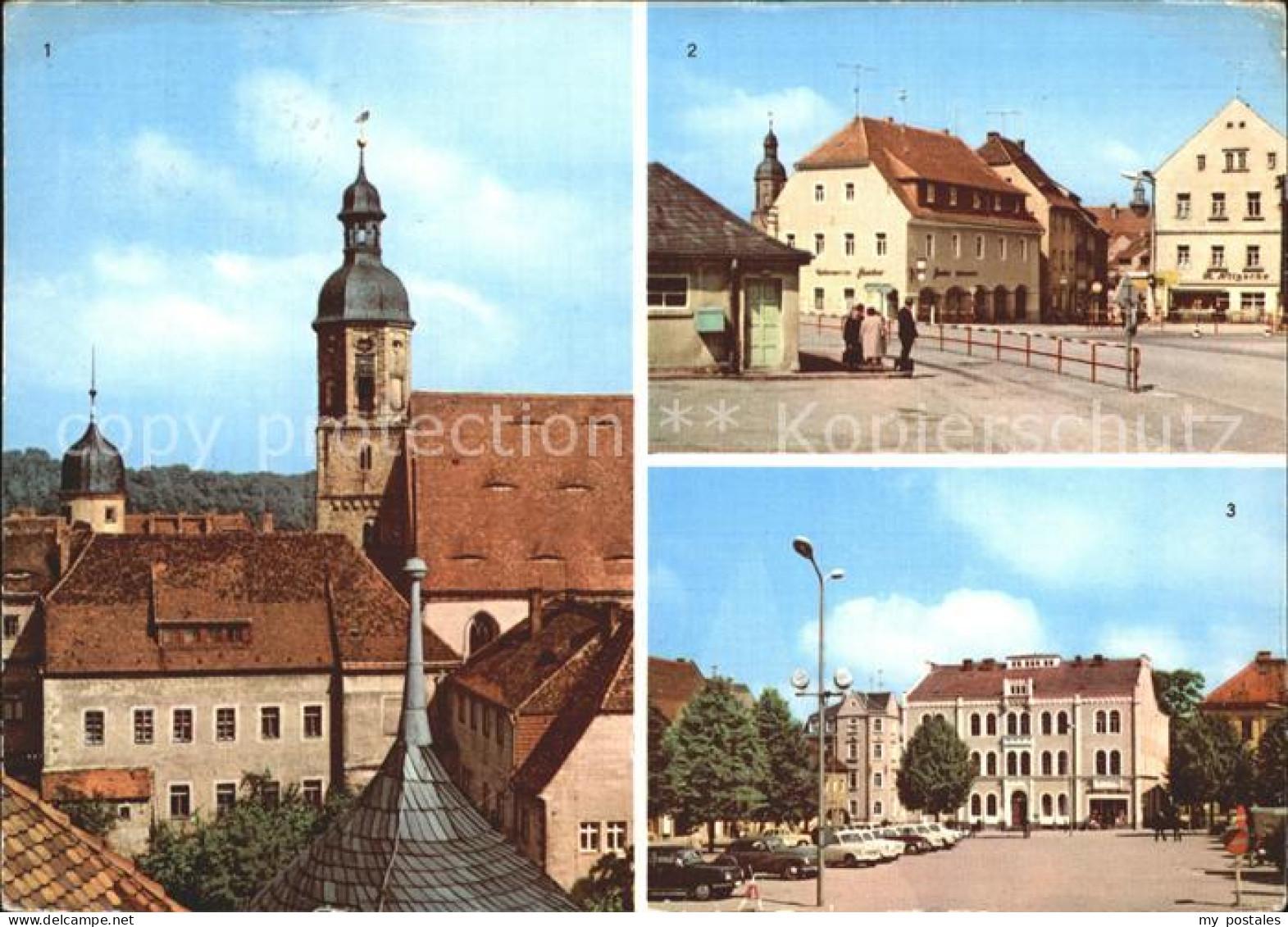 72369785 Dippoldiswalde Osterzgebirge Kirche Platz Der Jugend Platz Des Friedens - Dippoldiswalde