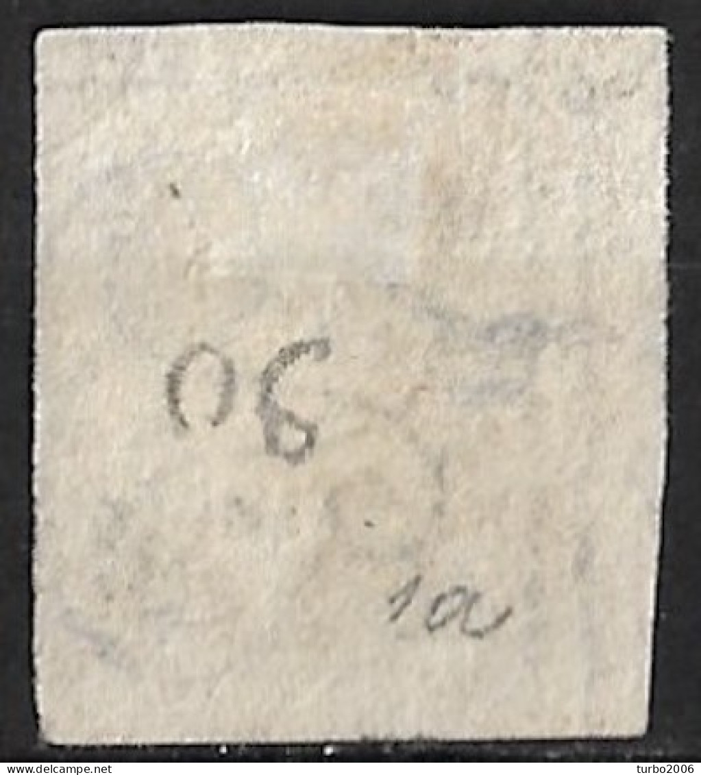 Belgium 1849 Leopold I Epauletten 10 Centimes Brown Imperforated Michel 1 - 1849 Schulterklappen