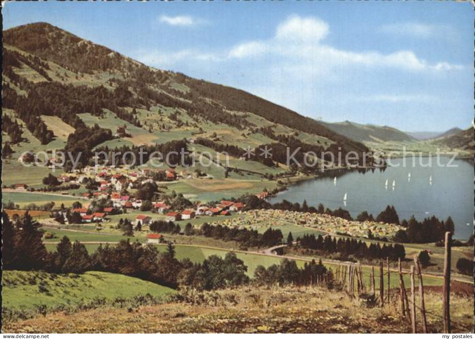 72369506 Buehl Alpsee Strandbad Camping Rudersport Segelsport Berge Waelder Bueh - Immenstadt