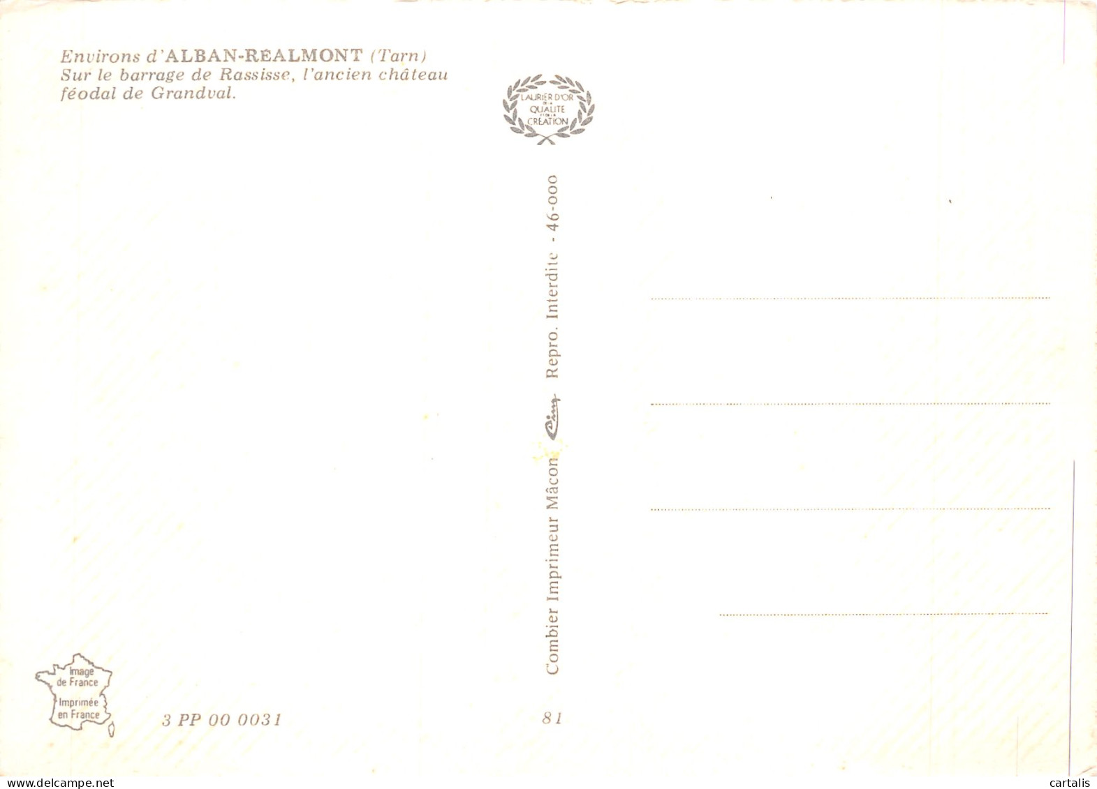 81-ALBAN REALMONT-N°4267-A/0049 - Alban