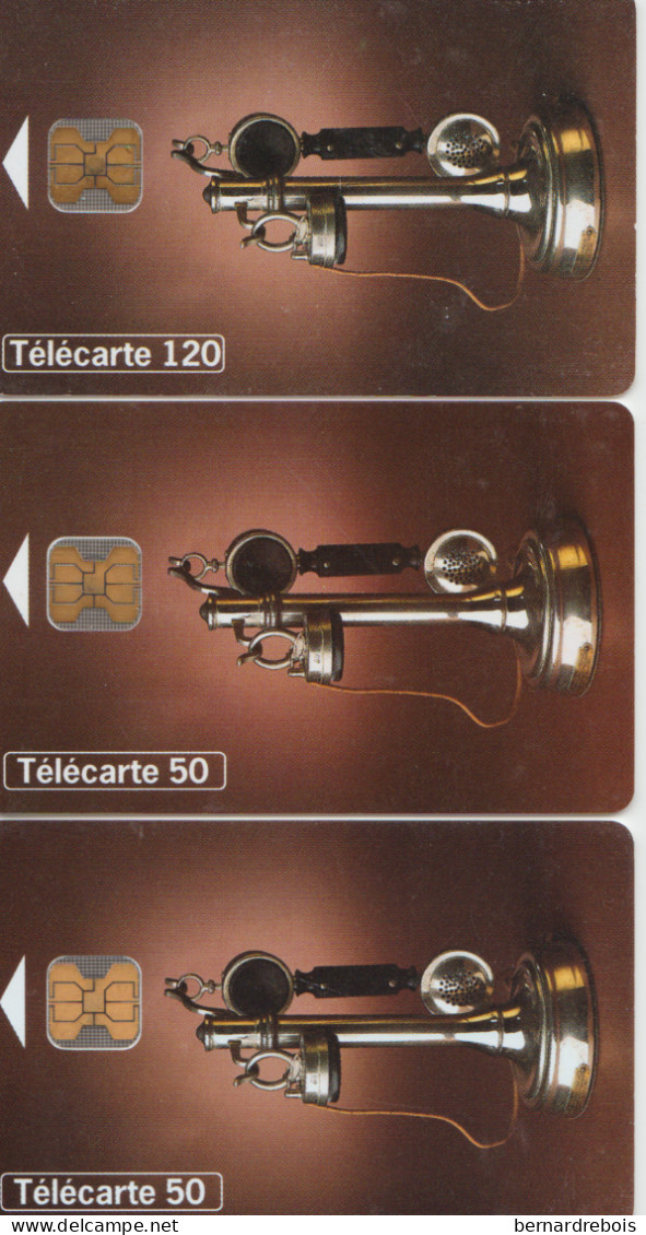 TC14 - 3 TELEPHONE AOIP, 50 ET 120 U, Puces Différentes Pour 2 € - Non Classés